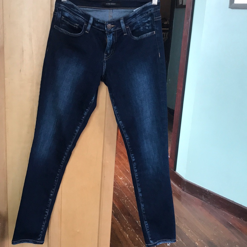 Flying Monkey low rise ankle skinny jeans